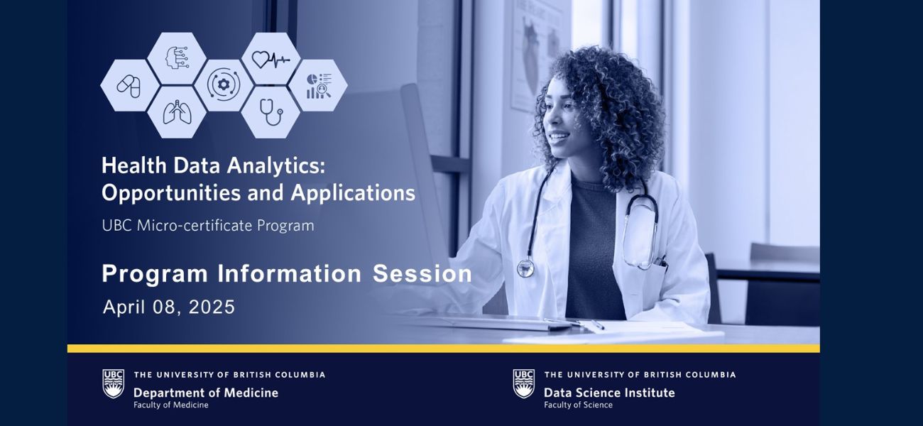Health Data Analytics Info Session